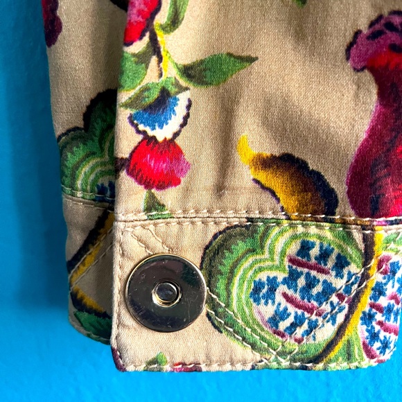 Eccoci ~ Beautiful Floral Print Jacket SIZE 0 - Picture 8 of 15